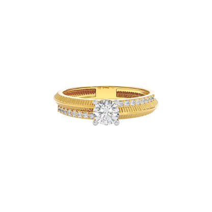 Kerin Two Tone Diamond Ring