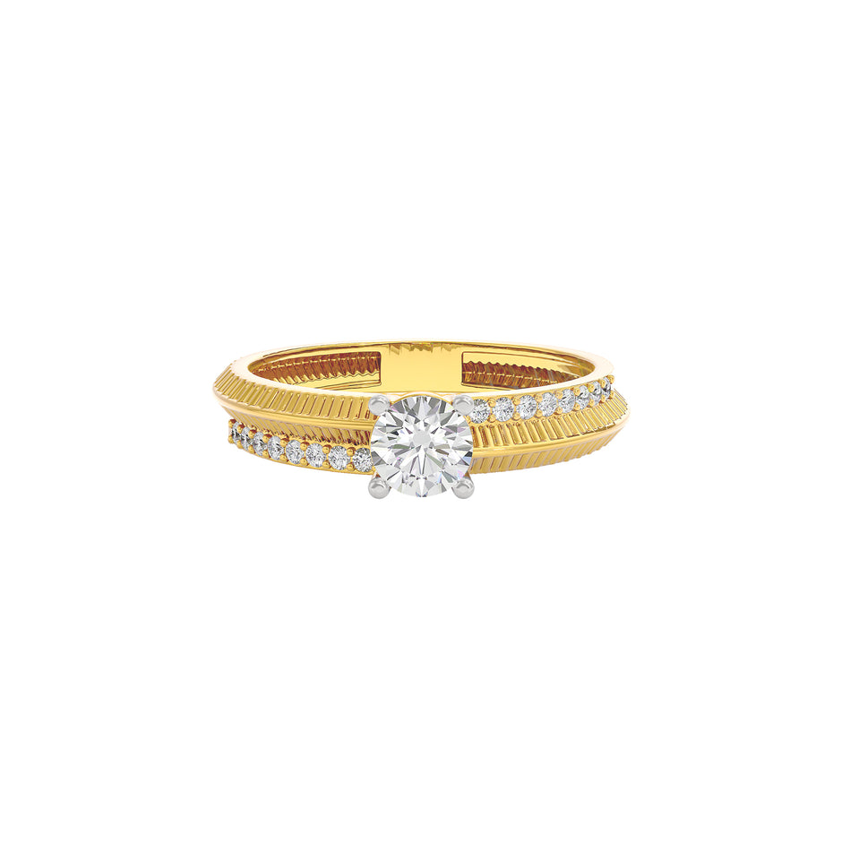 Kerin Two Tone Diamond Ring