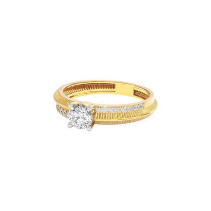 Kerin Two Tone Diamond Ring