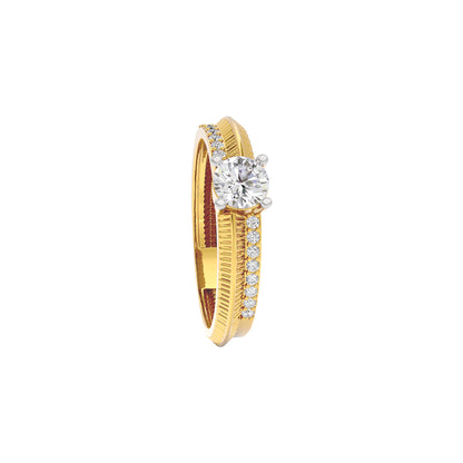 Kerin Two Tone Diamond Ring