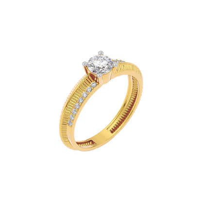 Kerin Two Tone Diamond Ring