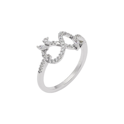Leda Diamond Ring