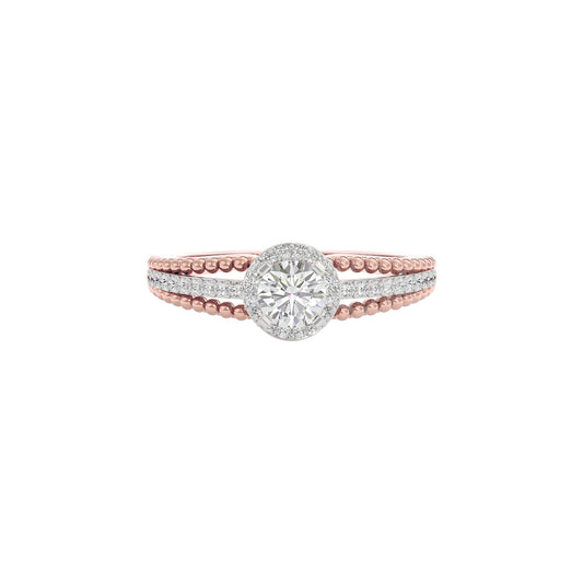 Serene Diamond Solitaire Ring