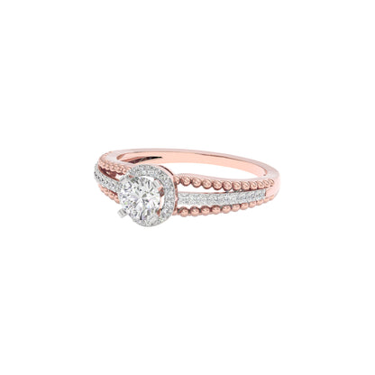 Serene Diamond Solitaire Ring