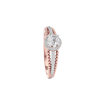 Serene Diamond Solitaire Ring