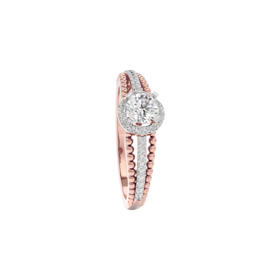Serene Diamond Solitaire Ring