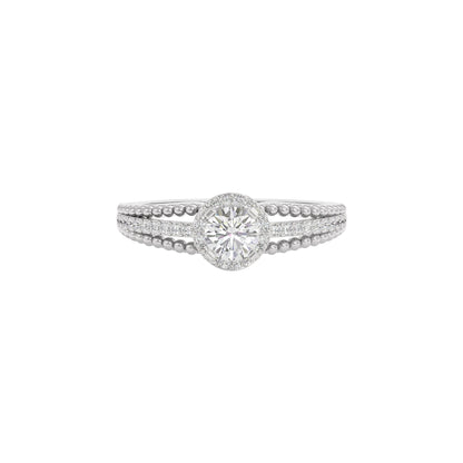 Serene Diamond Solitaire Ring