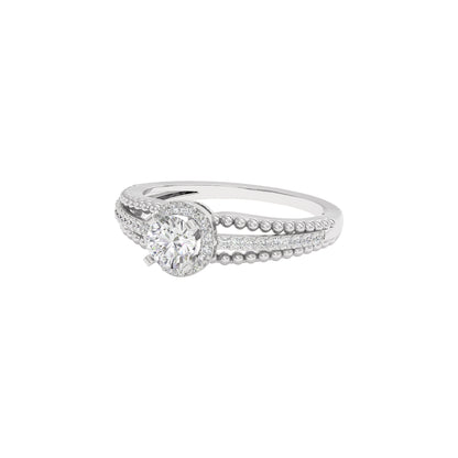 Serene Diamond Solitaire Ring