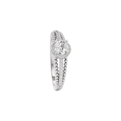 Serene Diamond Solitaire Ring
