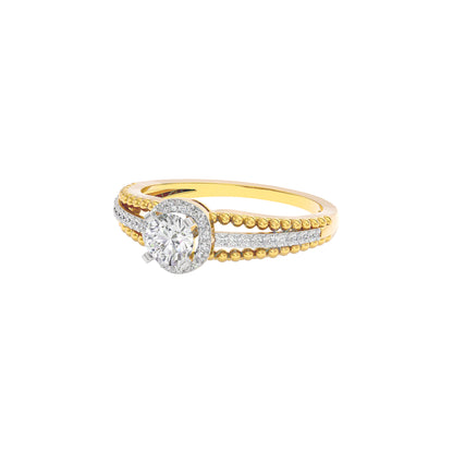 Serene Diamond Solitaire Ring