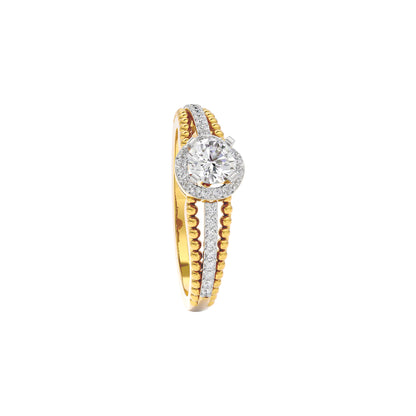 Serene Diamond Solitaire Ring