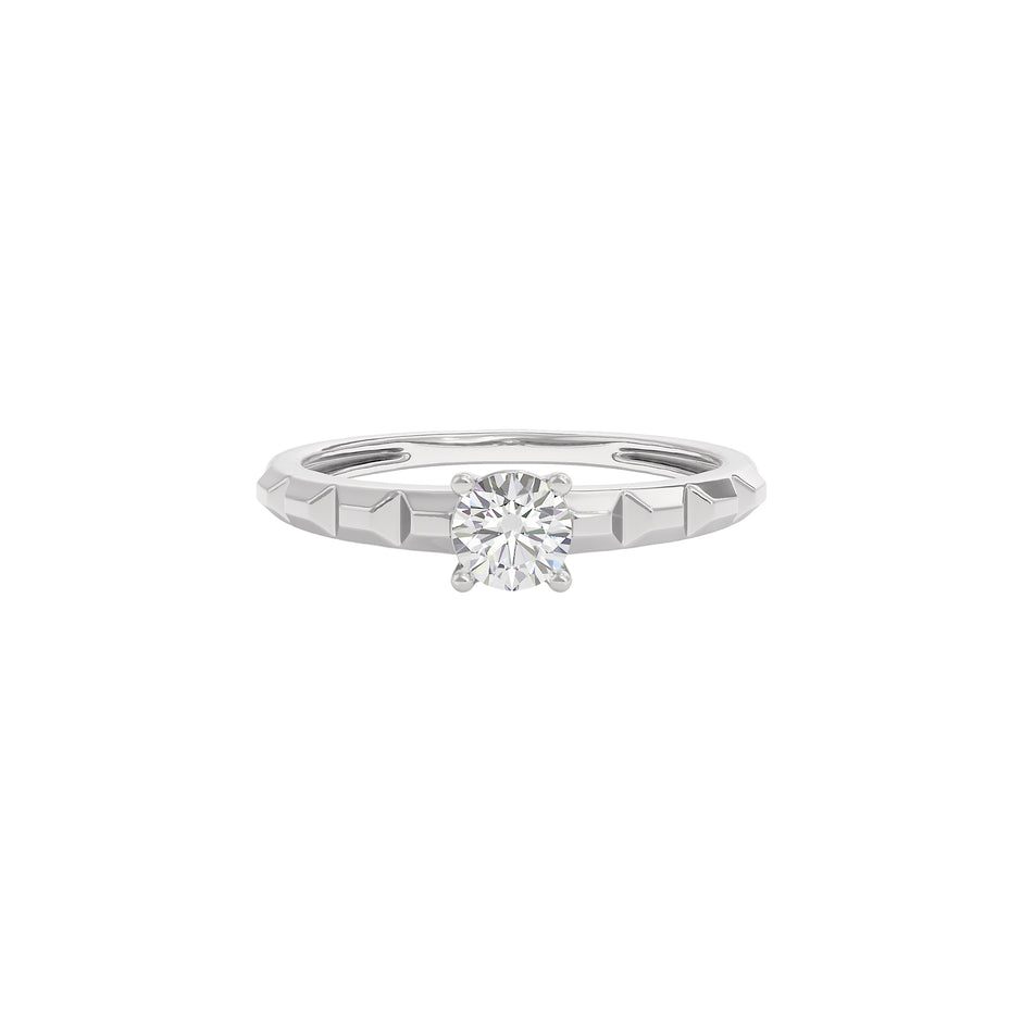 Alina Diamond Solitaire Ring