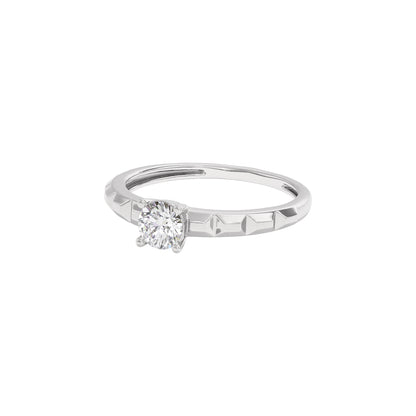 Alina Diamond Solitaire Ring