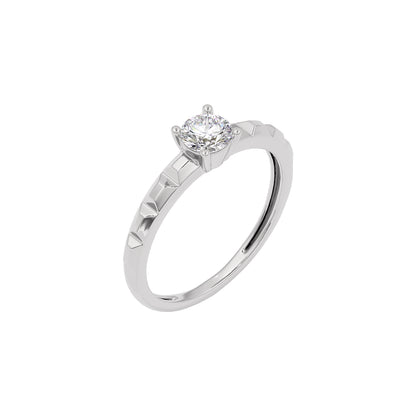 Alina Diamond Solitaire Ring
