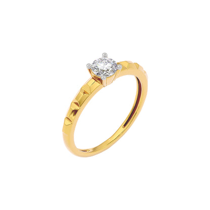 Alina Diamond Solitaire Ring
