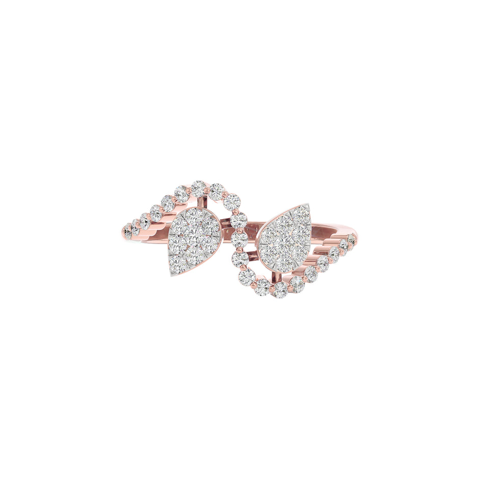 Verena Two Tone Diamond Ring