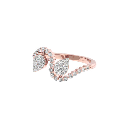 Verena Two Tone Diamond Ring