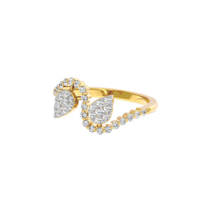 Verena Two Tone Diamond Ring