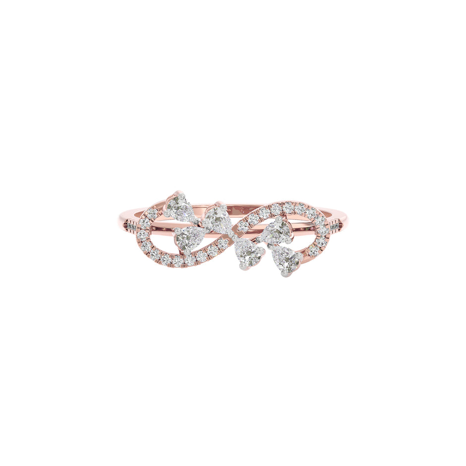 Elara Two Tone Diamond Ring