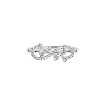 Elara Two Tone Diamond Ring