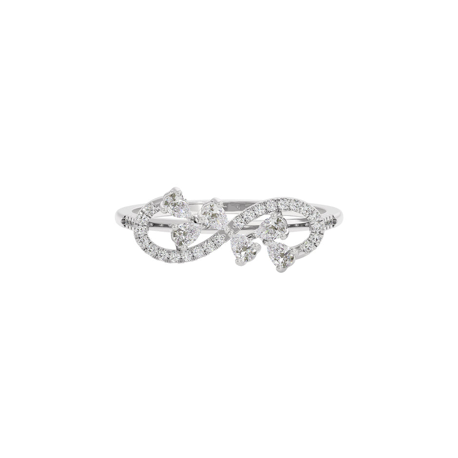 Elara Two Tone Diamond Ring