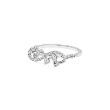 Elara Two Tone Diamond Ring