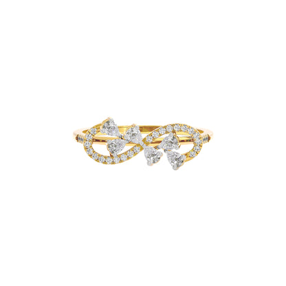 Elara Two Tone Diamond Ring
