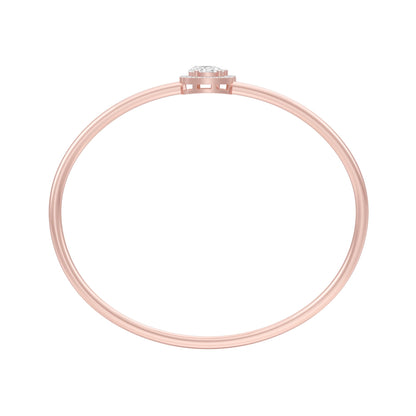 Modern Line Diamond Flexi Bracelet 18 KT / Rose Gold