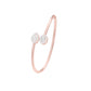 Modern Line Diamond Flexi Bracelet 18 KT / Rose Gold