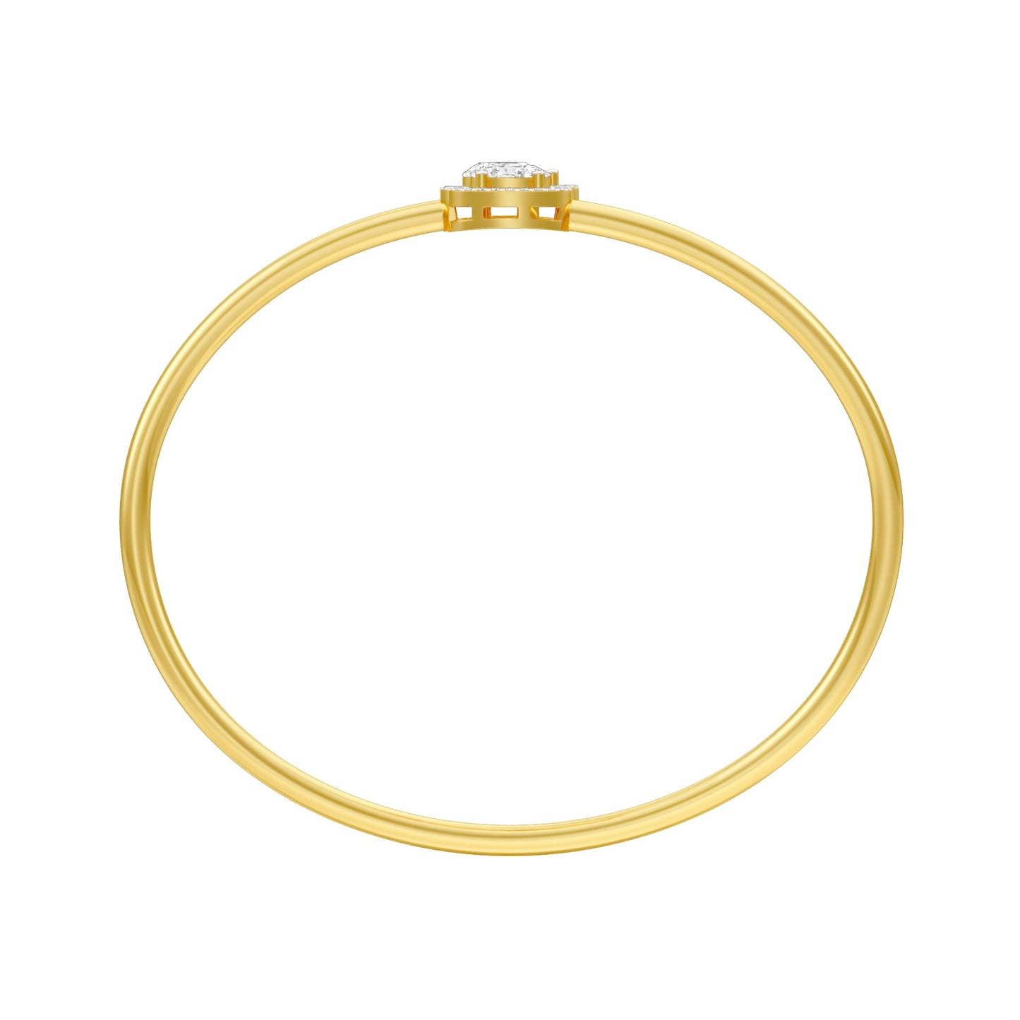Modern Line Diamond Flexi Bracelet 18 KT / Yellow Gold