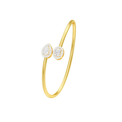 Modern Line Diamond Flexi Bracelet 18 KT / Yellow Gold