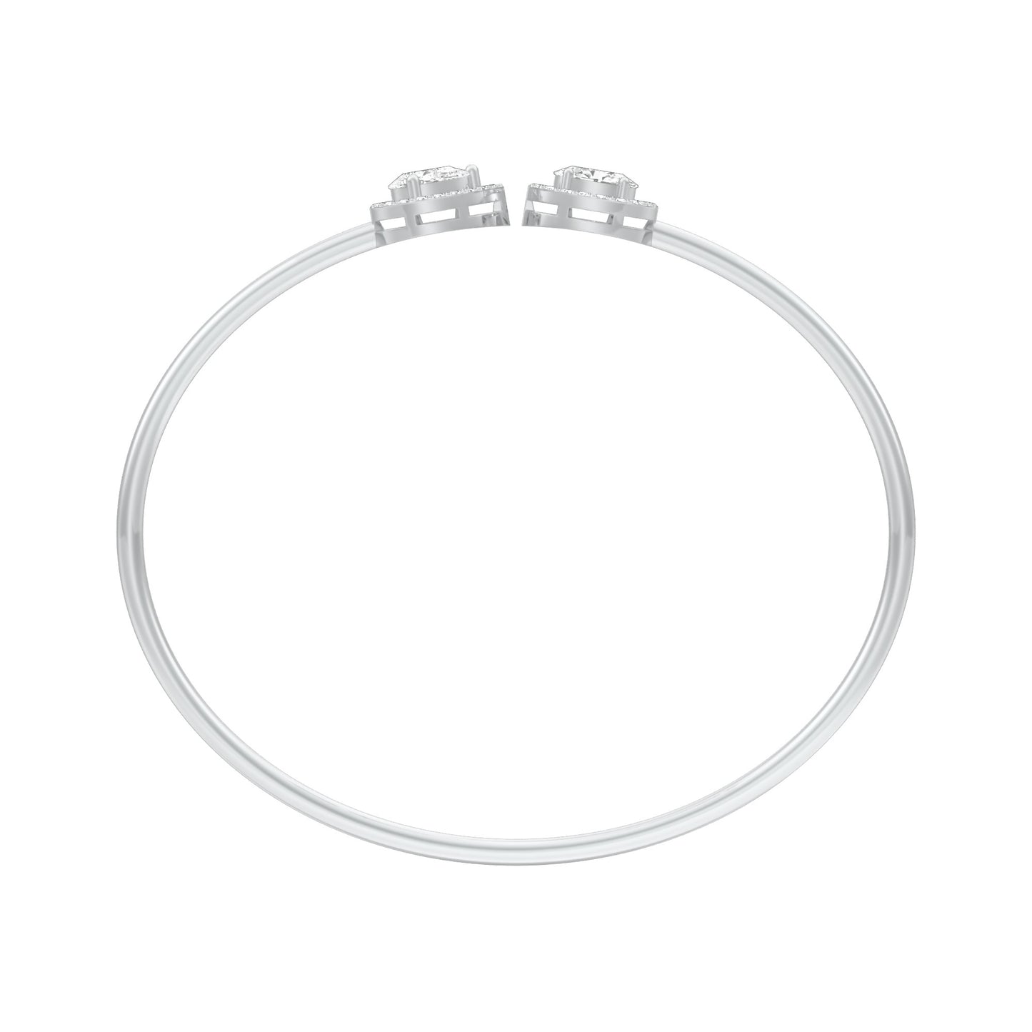 KI-BG00007 18 KT / White Gold