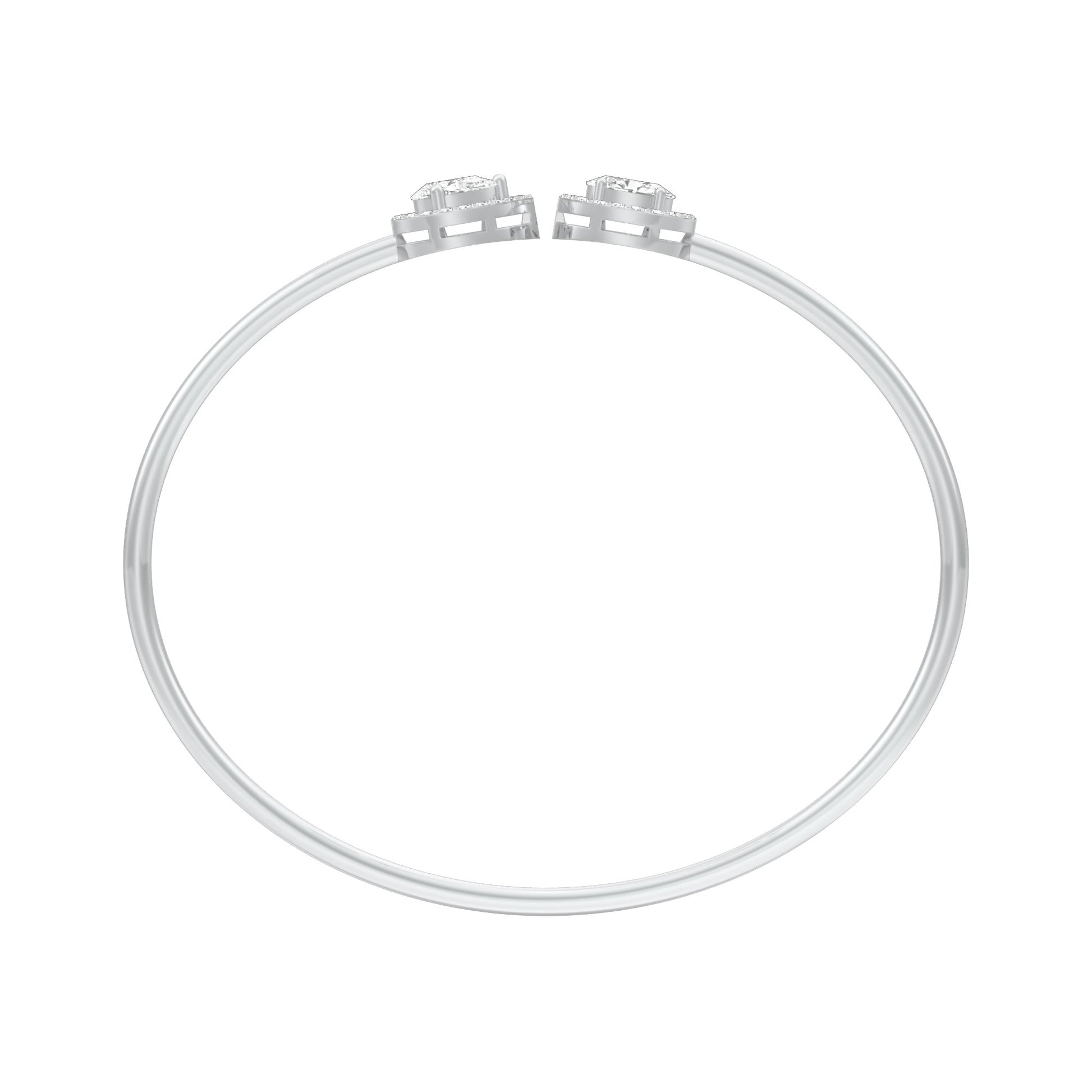 KI-BG00007 18 KT / White Gold