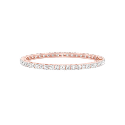 Lucent Flow Diamond Openable Bangle 18 KT / Rose Gold