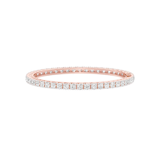 Lucent Flow Diamond Openable Bangle 18 KT / Rose Gold