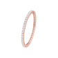 Lucent Flow Diamond Openable Bangle 18 KT / Rose Gold