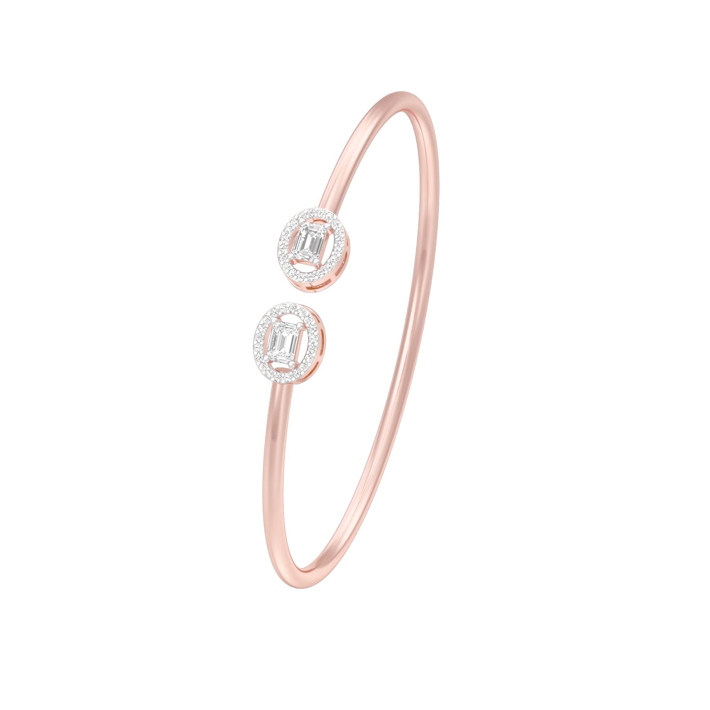 Lustra Flex Diamond Flexi Bracelet 18 KT / Rose Gold