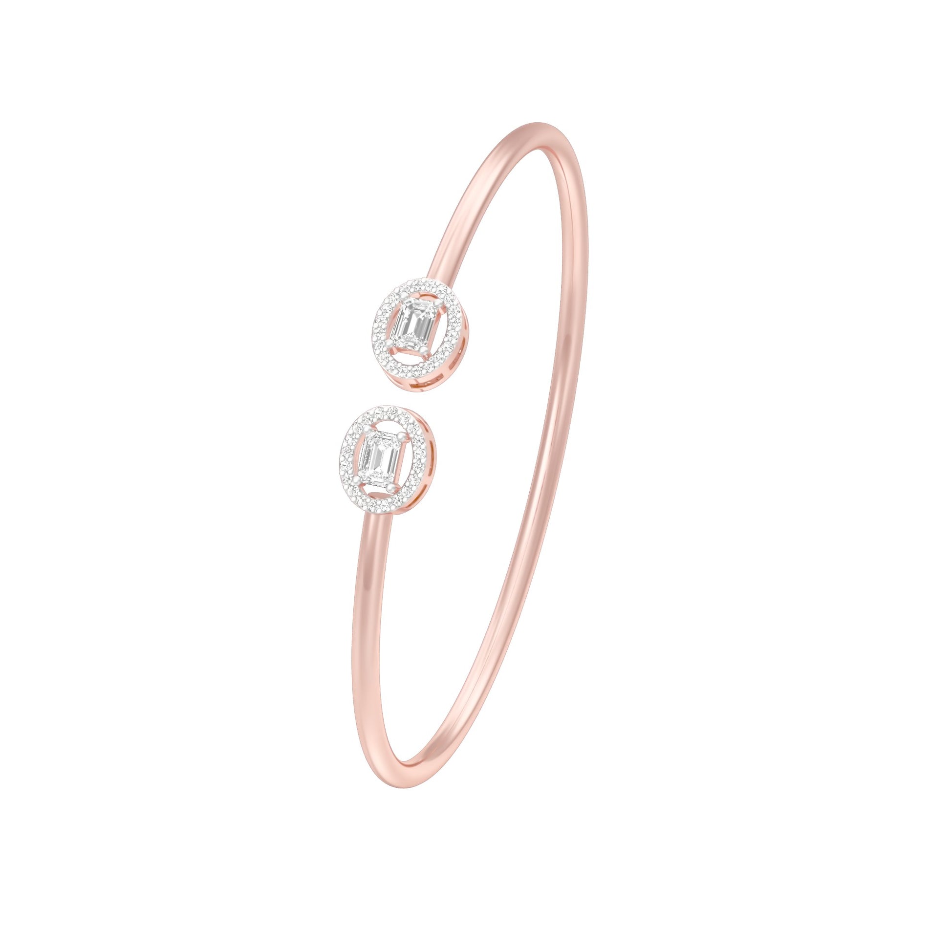 Lustra Flex Diamond Flexi Bracelet 18 KT / Rose Gold