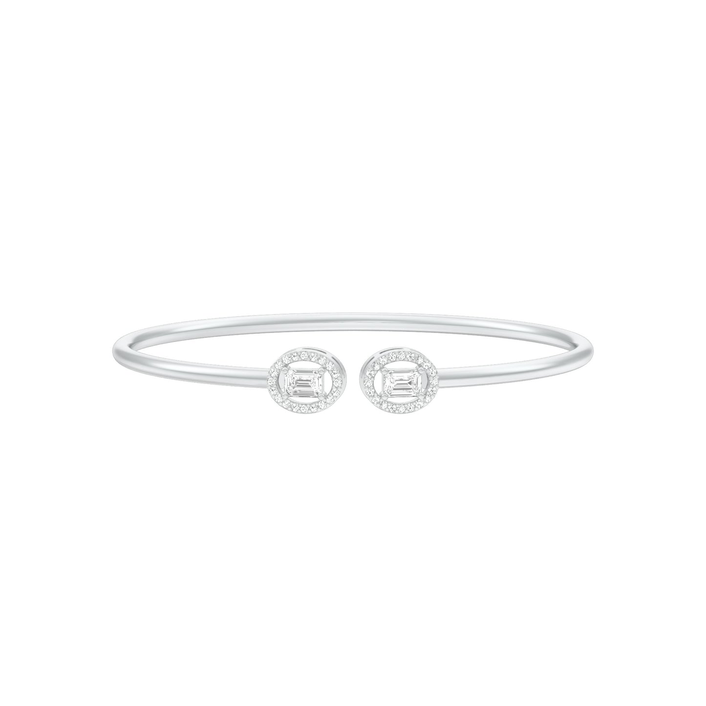 Lustra Flex Diamond Flexi Bracelet 18 KT / White Gold