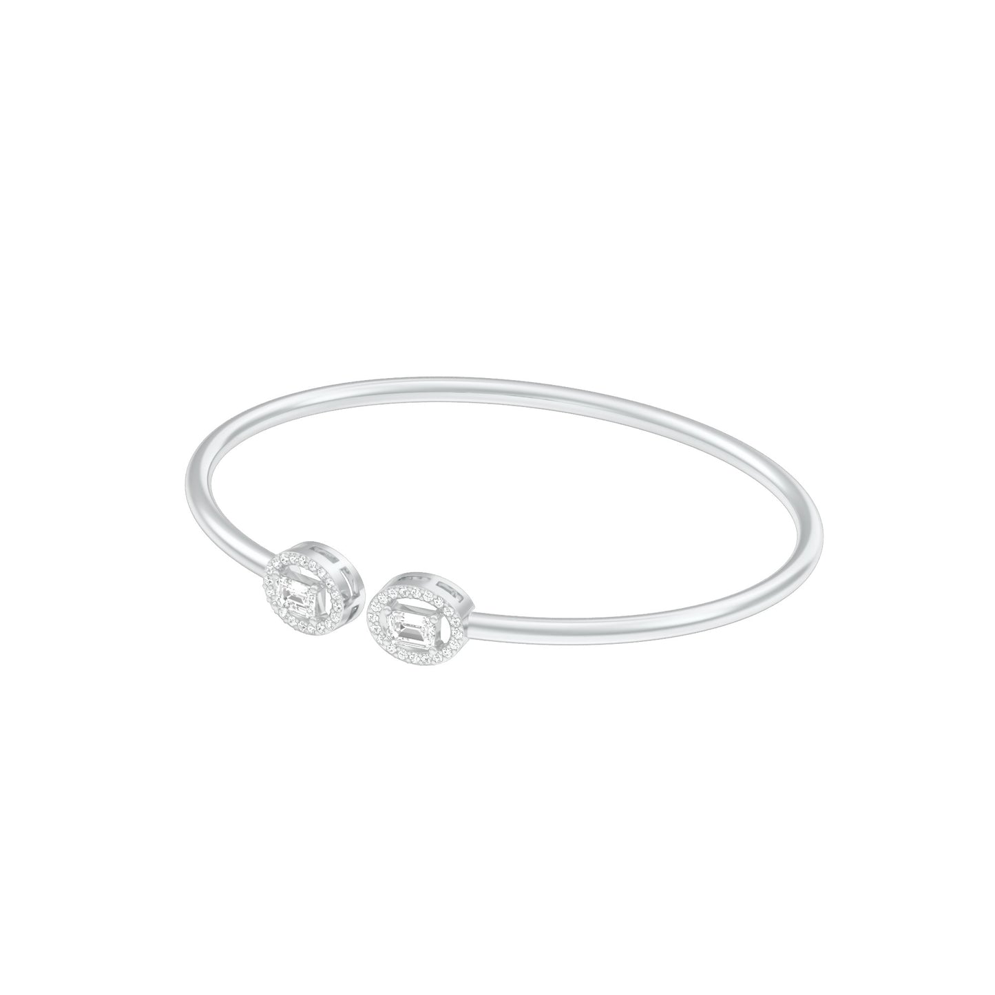 Lustra Flex Diamond Flexi Bracelet 18 KT / White Gold