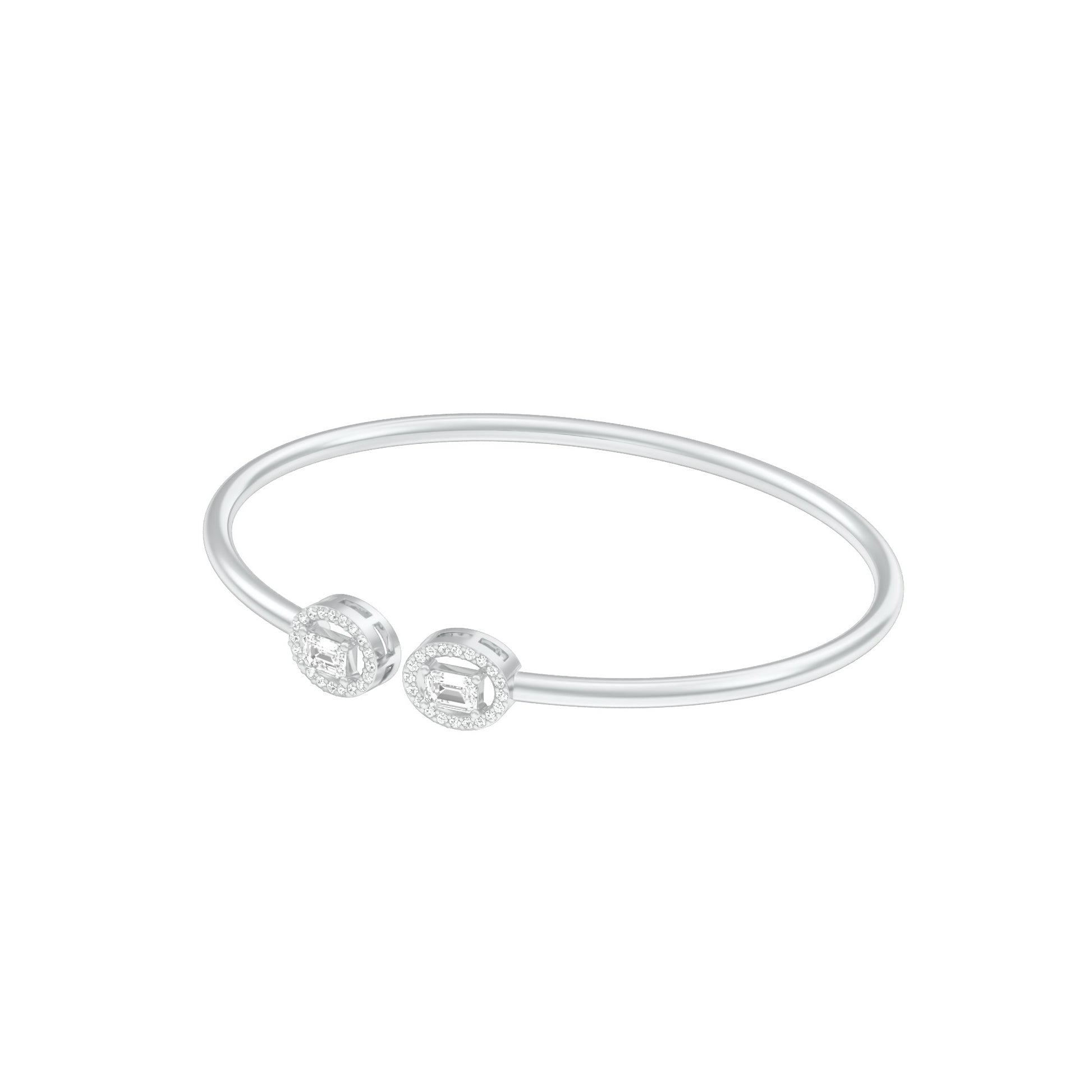 Lustra Flex Diamond Flexi Bracelet 18 KT / White Gold