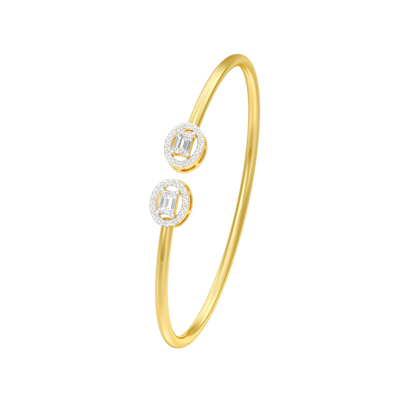 Lustra Flex Diamond Flexi Bracelet 18 KT / Yellow Gold