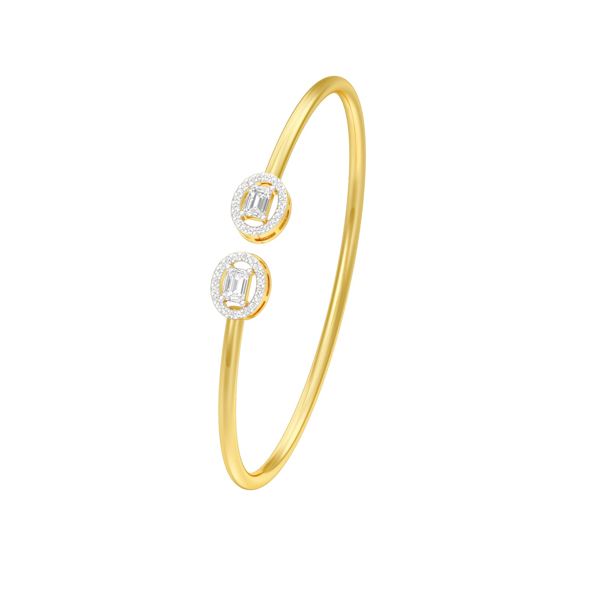 Lustra Flex Diamond Flexi Bracelet 18 KT / Yellow Gold