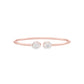 Soft Glow Diamond Flexi Bracelet 18 KT / Rose Gold