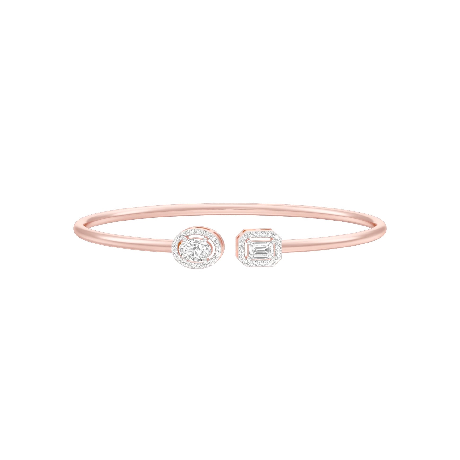 Soft Glow Diamond Flexi Bracelet 18 KT / Rose Gold