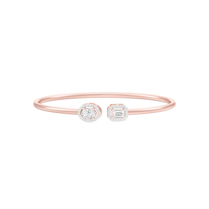 Soft Glow Diamond Flexi Bracelet 18 KT / Rose Gold