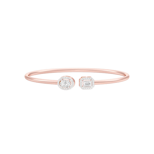 Soft Glow Diamond Flexi Bracelet 18 KT / Rose Gold