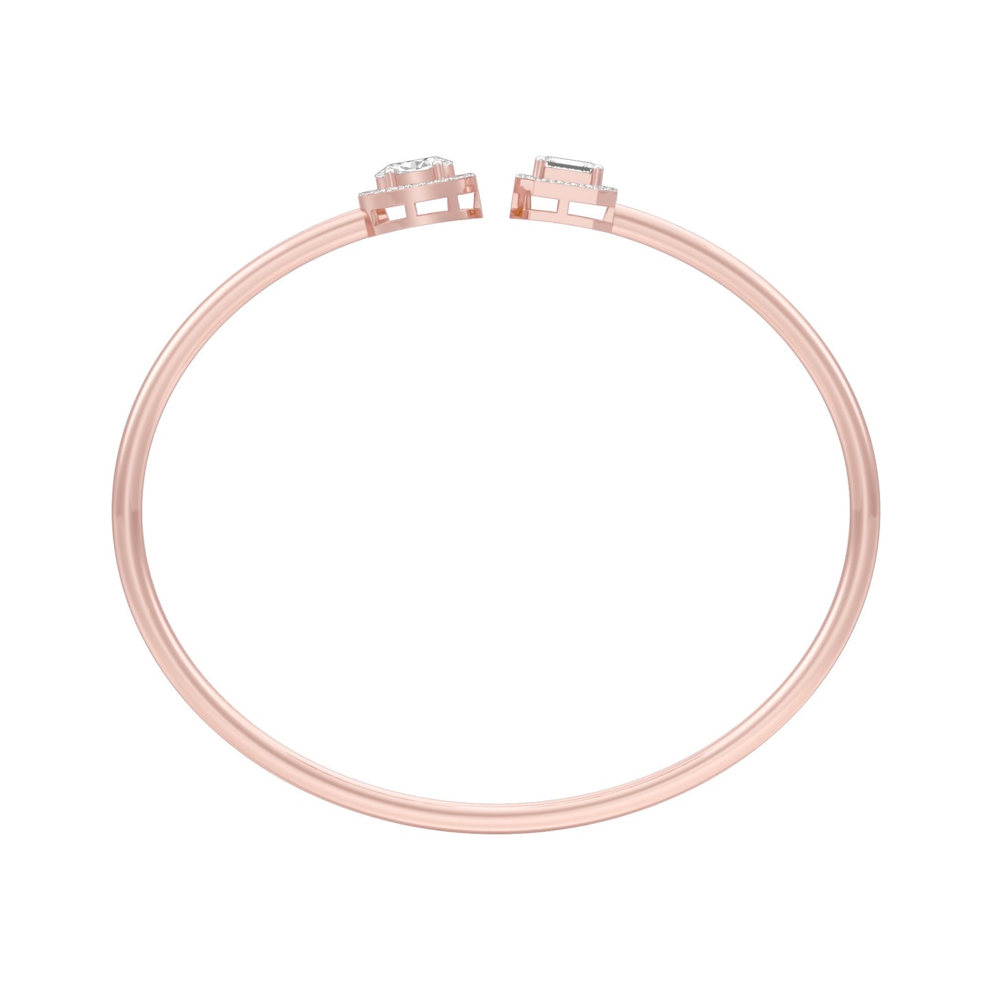 Soft Glow Diamond Flexi Bracelet 18 KT / Rose Gold