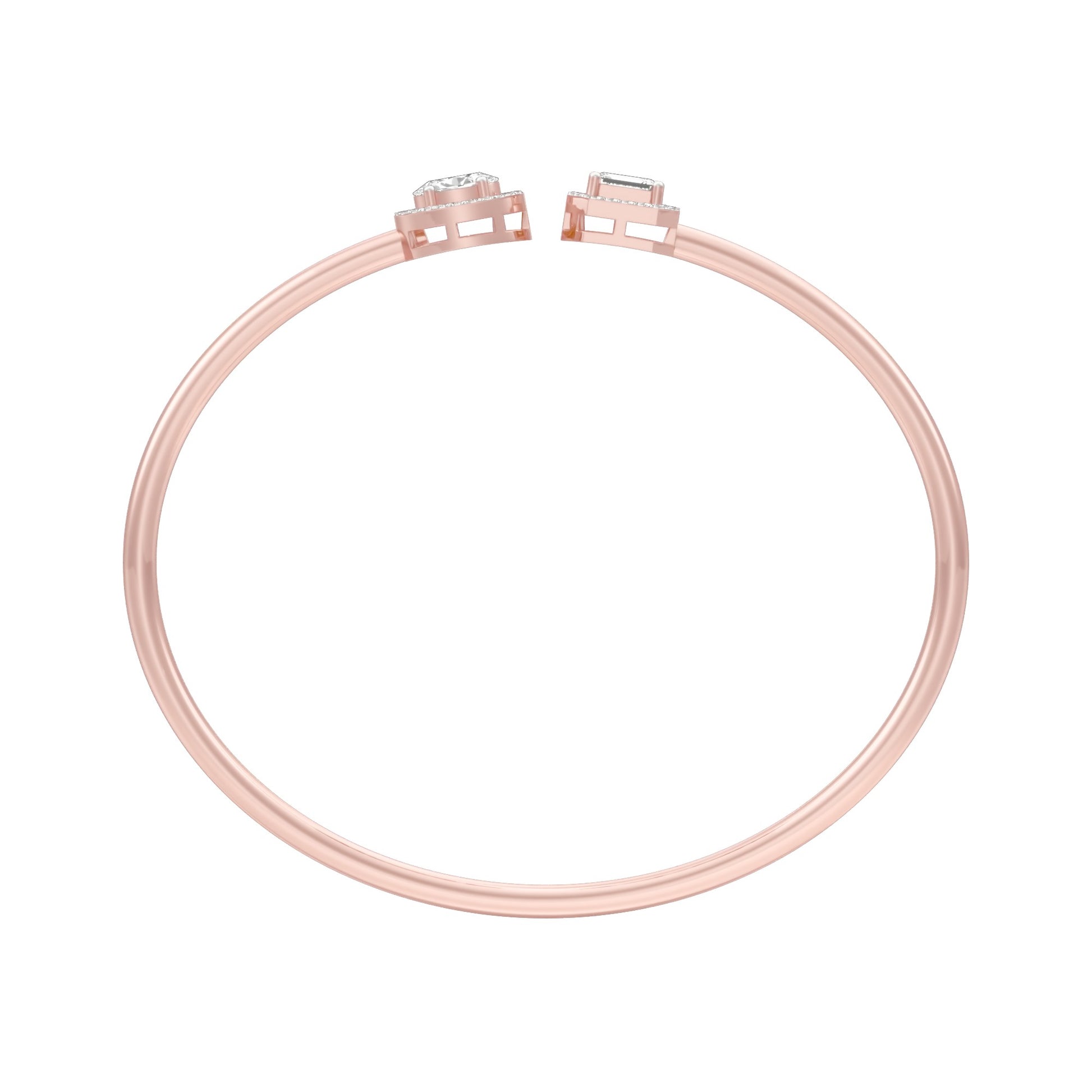 Soft Glow Diamond Flexi Bracelet 18 KT / Rose Gold