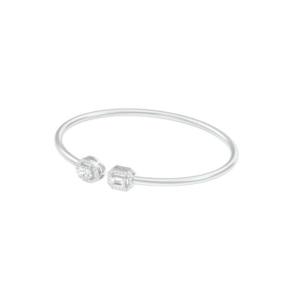 Soft Glow Diamond Flexi Bracelet 18 KT / White Gold